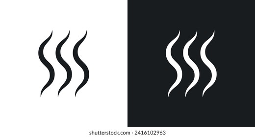 Evaporation icon designed in a line style on white background.