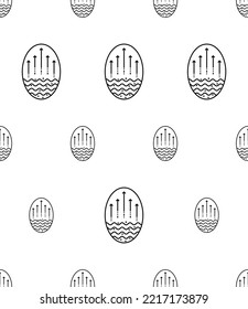 Evaporation Icon Seamless Pattern, Process Which Converts Water, Liquid Into Vapor Vector Art Illustration