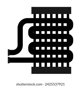 diseño de ilustración vectorial de icono de evaporador