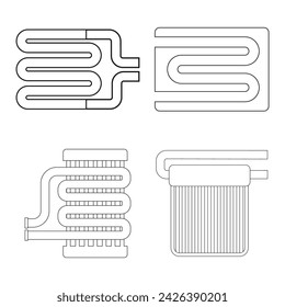 evaporator icon vector illustration design