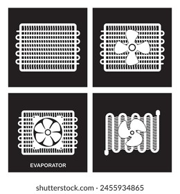 Evaporator icon vector illustration simple design