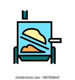 evaporator system color icon vector. evaporator system sign. isolated symbol illustration