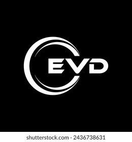 EVD Letter Logo Design, Inspiration for a Unique Identity. Modern Elegance and Creative Design. Watermark Your Success with the Striking this Logo.