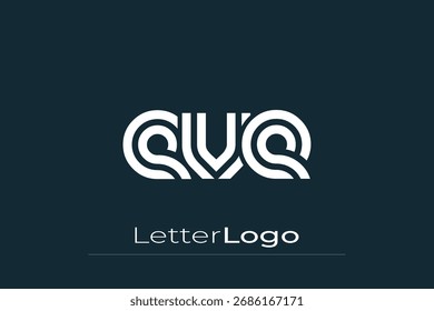 EVE Creative Unique Modern Letter Logo Design. Elegantes Monogramm-Logo-Design mit dekorativen Elementen und Typografie