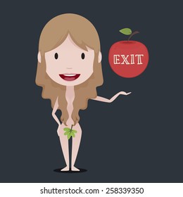 Eve offering an exit from paradise
