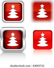 Eve   square buttons. Vector illustration.