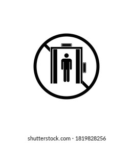 evelator dont use vector icon, lift icon white color background