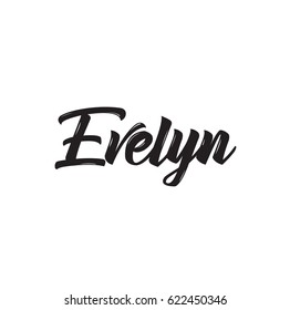 13 Evelyn Calligraphy Images, Stock Photos & Vectors 