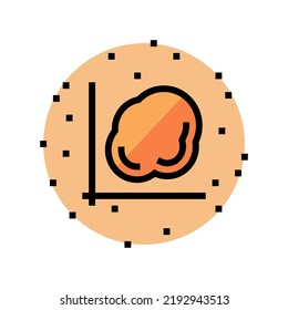 even borders mole color icon vector. even borders mole sign. isolated symbol illustration