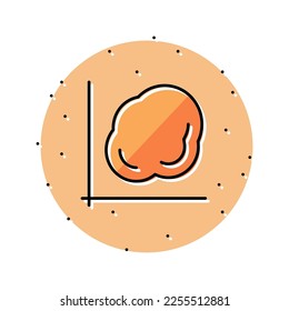 even borders mole color icon vector. even borders mole sign. isolated symbol illustration