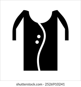 Evening dress, female icon vector design