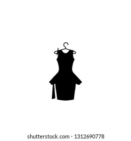 evening dress icon vector