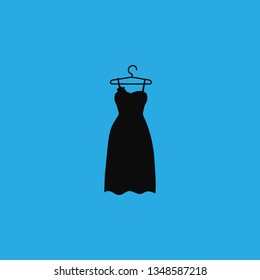 evening dress icon vector