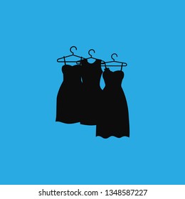 evening dress icon vector