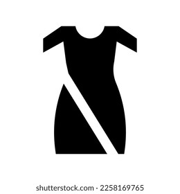 Icono de vestido nocturno (gráficos vectoriales)