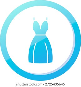 Vestido vetor Linha Ícone Design