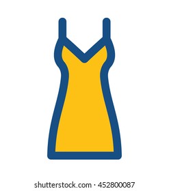 Evening Dress Vector Icon