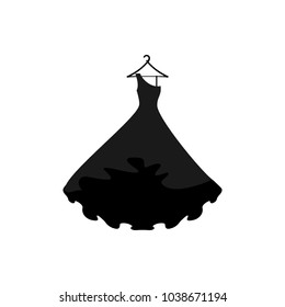 evening dress,vector illustration