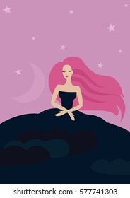 Evening girl