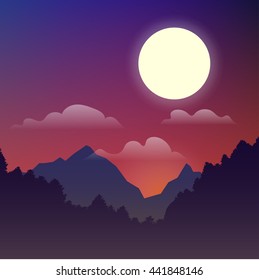 Evening landscape 