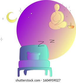 Evening meditation for better sleep