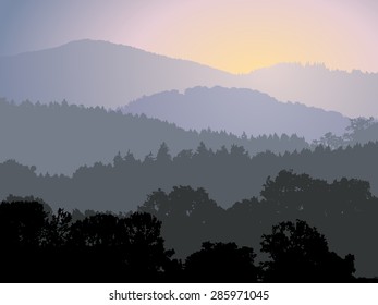 Evening panorama