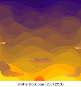 evening sky