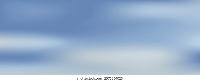 Evening sky background with clouds, Beautiful nature panorama sky landscape. Vector illustration.