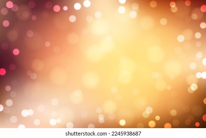 Evening sun bokeh soft light abstract background, Vector eps 10 illustration bokeh particles, Background decoration