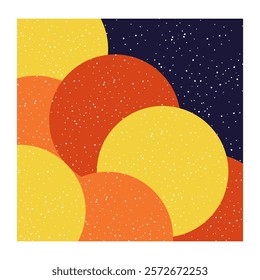 evenings with orange boisterous everywhere