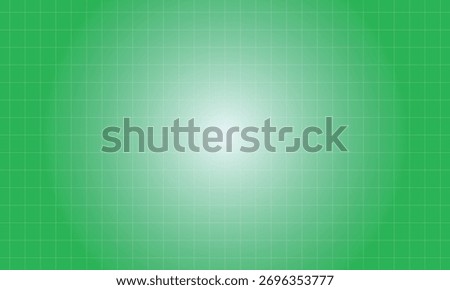 An evenly spaced pale yellow grid sits atop a mint green gradient background, where the light in the center subtly darkens toward the periphery of the scene.