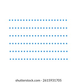 Evenly spaced small dotted lines for clean and structured note or planner layout