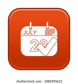 event accept vector symbol