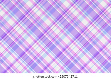 Event background plaid vector, wrapping check tartan textile. Paisley fabric texture seamless pattern in light and white colors palette.