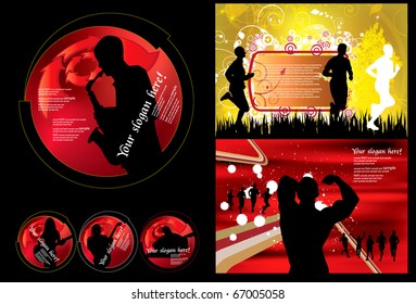 Event background. Vector illustration