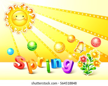 Event background_Colored letters