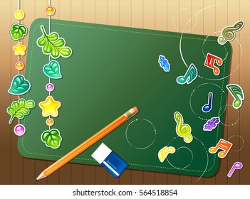 Event background_Event board with music