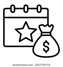 Event Budget Icon Element For Design