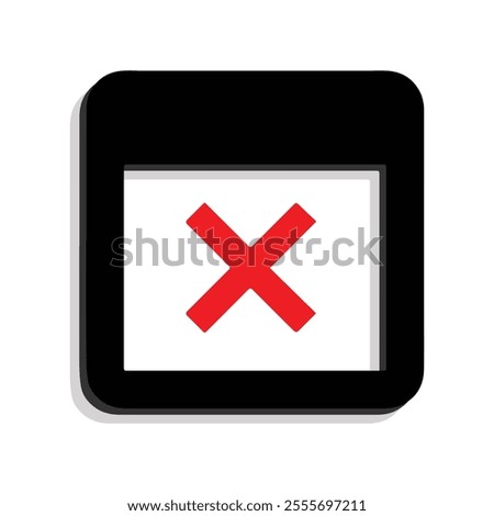 event busy icon with white background