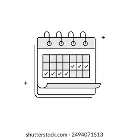 Event, Calendar, Date, Schedule Vector Icon Design