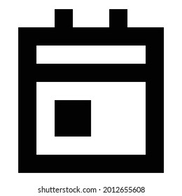Evento, calendario, fecha, hora, cita, hoy icono vectorial.