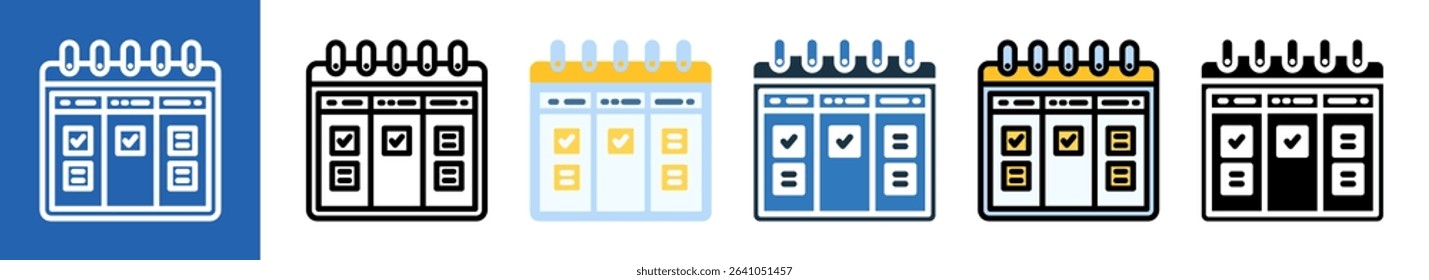 Event Calendar multiple icon style vector illustration