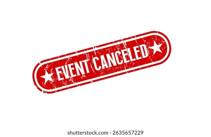  Sello de goma cancelado del evento — Ilustración vectorial