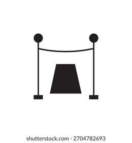 desenho do elemento de ilustração ícone do tapete de evento