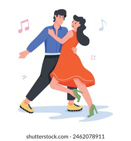 Event Celebrations Flat Character Icons