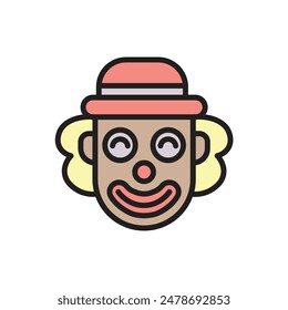 Event Clown Icon Vector Illustration