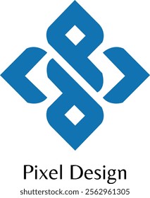 Event or company logo with P and D letters, event logo, minimal Design, Pen tool artwork, theme Logo