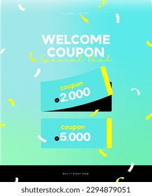 event coupon of shopping mall 