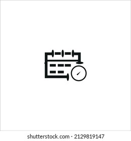 gráfico vectorial de icono de fecha límite de evento