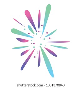 Event firework icon. Cartoon of event firework vector icon for web design isolated on white background